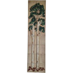 Tree panel, relief tiles