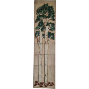 Tree panel, relief tiles